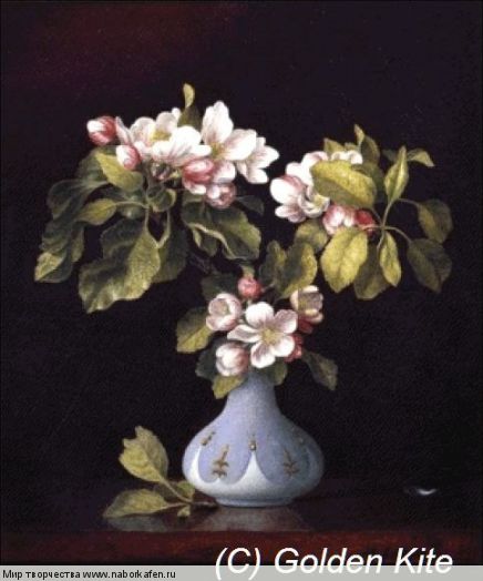 1717 Apple Blossoms in a Vase