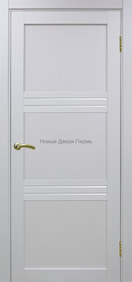 "Турин 553" Межкомнатная дверь с матовым стеклом экошпон