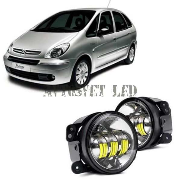 Противотуманные светодиодные фары ASF4-30Watt flood на CITROEN Xsara Picasso