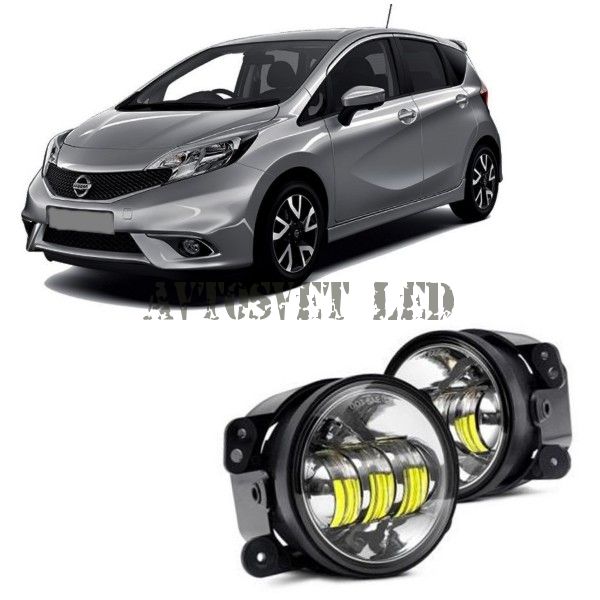 Противотуманные светодиодные фары ASF4-30Watt flood на NISSAN Note