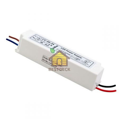 Блок Питания для ленты IP 67 пластик 50 W, 24V