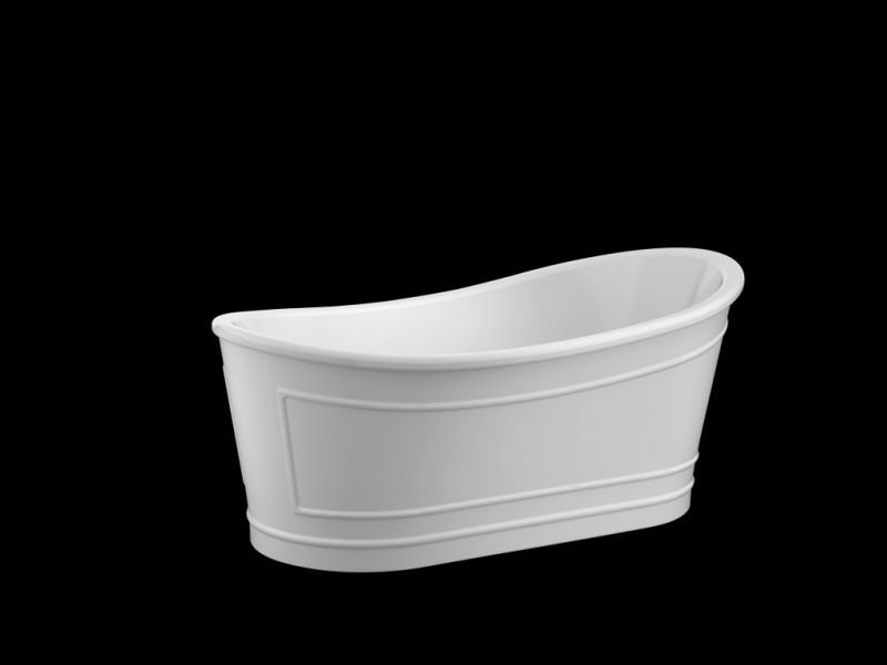 Ванна акриловая отдельностоящая BELBAGNO 168x90 BB32