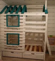 Кровать двухъярусная Домик Felicia №18 (двухъярусная кровать домик)