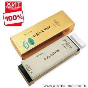 ХИТ! Заточной абразив 8000 Suehiro 206 х 73 х 23 мм на подставке с нагурой / бамбуковый цвет MT G-8 М00014379