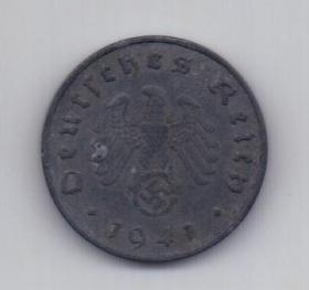 10 пфеннигов 1941 года AUNC Германия