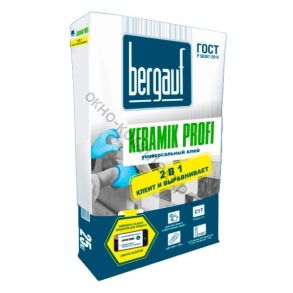 Клей универсальный для внутренних и наружных работ 25 кг Keramik Profi Bergauf