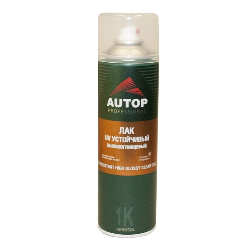 Autop Resistant High Glossy Лак UV №6 устойчивый, высокоглянцевый №6, в аэрозольном баллоне, объем 650мл.