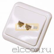 Компьютерная розетка внутренняя - 2*RJ-45 REXANT