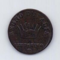 1 чентезимо 1810 года Наполеон I Италия Французская оккупация