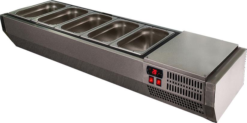 Холодильная витрина Polair VT2-G с крышкой