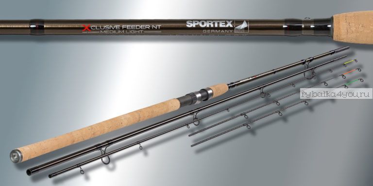 Удилище фидерное Sportex Xclusive Feeder NT Medium Light ML3915 3.90 м 60-120 гр