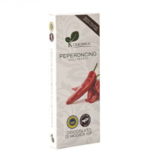 Шоколад темный с Перцем Ciokarrua Peperoncino Cioccolato di Modica IGP 100 г - Италия