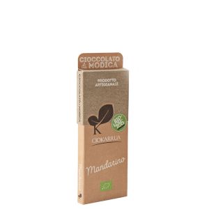 Шоколад темный с Мандарином био Ciokarrua Cioccolato di Modica Biologico IGP Mandarino 50 г - Италия
