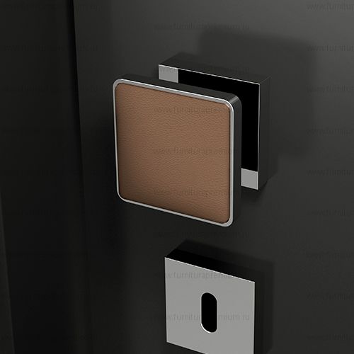 Комплект кноб Glass Design Leather