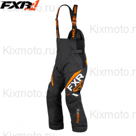 Полукомбинезон FXR Team FX - Black/Orange мод. 2019