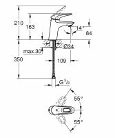 Смеситель Grohe Eurostyle 2015 для раковины 23567003 схема 3