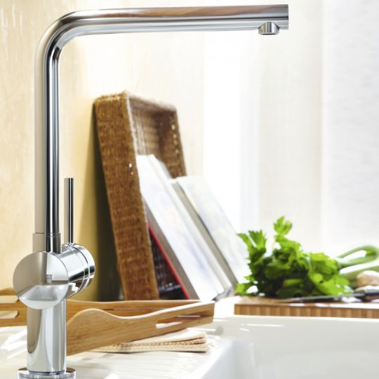 Смеситель Grohe Minta для кухни с L-изливом 31375DC0 ФОТО