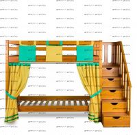 Кровать двухъярусная Альпинист