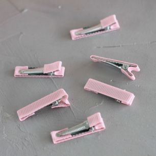 Заколка для куклы - 3,5 см, розовый - 3 шт