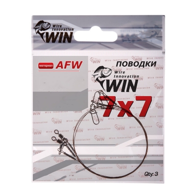 Стальной поводок Win 7х7 (AFW) 18 кг 25 см