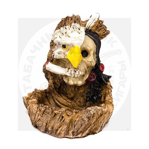 Сигаретная Пепельница скелет - Орел