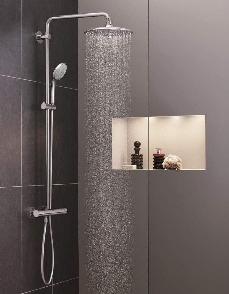 Верхний душ Grohe Euphoria 260 SmartControl 26456000/26457000/26455000 схема 5