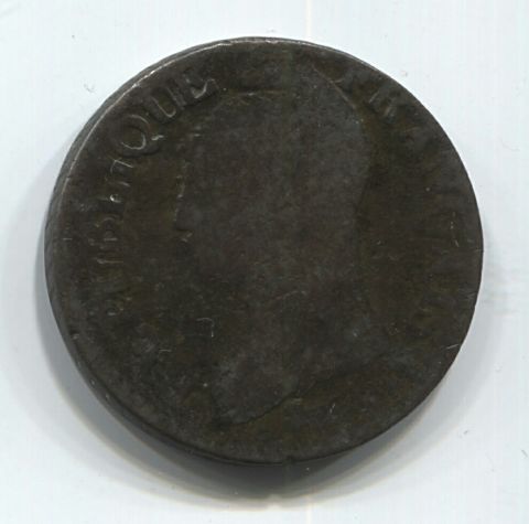 5 сантимов 1796-1800 года Франция D