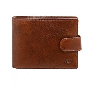 Портмоне из итальянской кожи с RFID защитой MP-TAGUS B120219R Cognac