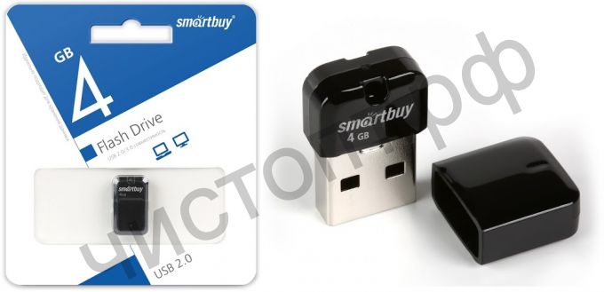 флэш-карта Smartbuy 4GB ART Black