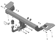 Фаркоп (тсу) Motodor, крюк на болтах, а/м до 06.2015