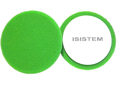 ISISTEM Полировальный круг из поролонa D150 mm T30 mm среднежесткий зеленый Profi Green