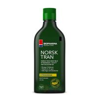 Norsk Tran Omega-3 Рыбий жир со вкусом лимона, 375 мл