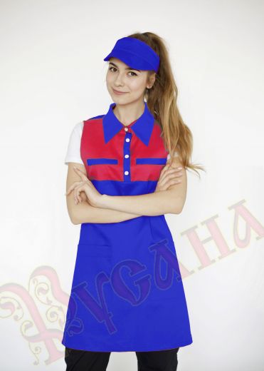 Фартук с воротником