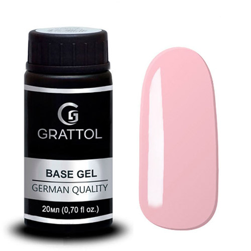 БАЗА КАУЧУКОВАЯ ДЛЯ ГЕЛЬ-ЛАКА GRATTOL RUBBER BASE CAMOUFLAGE 4 (20ML)