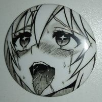 Значок (Средний 37 мм) Ahegao