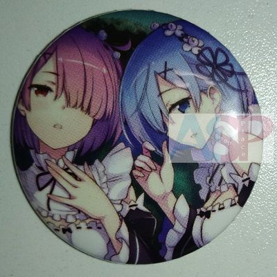 Значок (Средний 37 мм) Re Zero kara Hajimeru Isekai Seikatsu