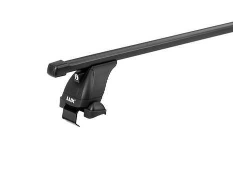 Багажная система 3 "LUX" с дугами 1,2м прямоугольными в пластике для а/м Volkswagen Polo 2020-...г.в. и Skoda Rapid 2017-... г.в.