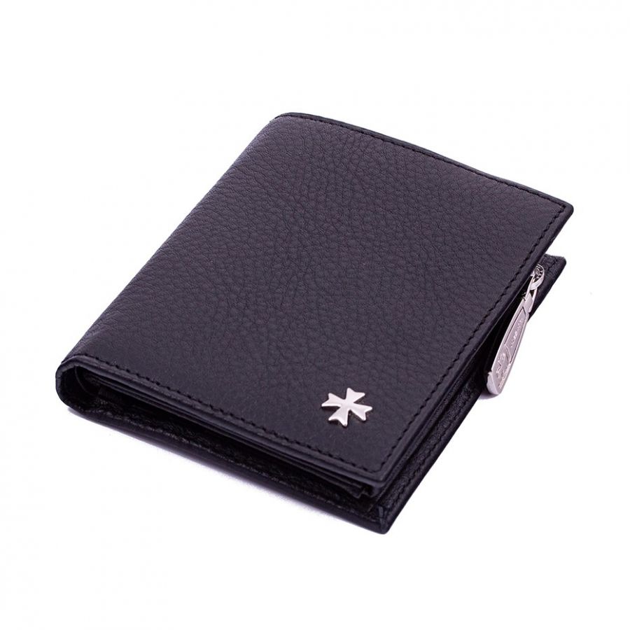 Портмоне из натуральной кожи Narvin 9648-N.Polo Black