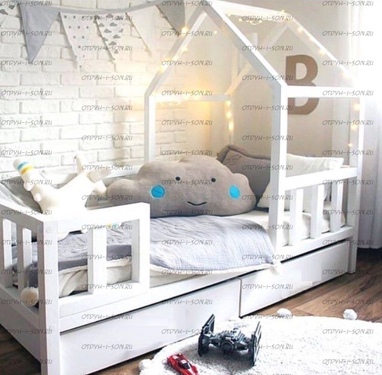 Кровать-домик Sidney №5, любые размеры и цвета