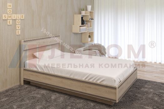Карина Кровать КР-1001 (1,2х2,0) с П/Мех. и жестким изголовьем