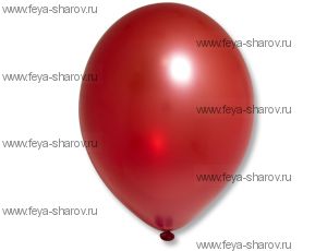 Шар 14"(32см) Belbal Red 080 Металлик