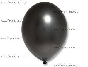 Шар 14"(32см) Belbal Black 090 Металлик