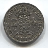 2 шиллинга (флорин) 1948 года Великобритания