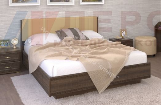 Карина Кровать КР-1014 (1,8х2,0) с П/Мех. и мягким изголовьем