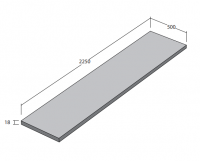 Столешница для тумбы Globo Arredo Wood T схема 1