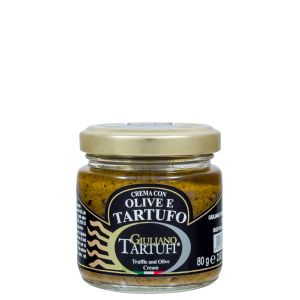 Соус-крем грибной с оливками и трюфелем Giuliano Tartufi Crema con Olive e Tartufo Estivo 80 г - Италия