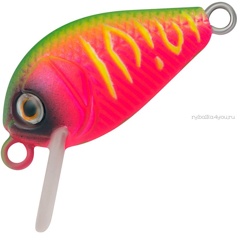 Воблер Strike Pro Crazy Plankton 21 мм / 1,3 гр / Заглубление: 0 - 0,4 м / цвет:  A230S Watermelon Mat Tiger