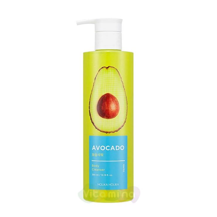 Holika Holika Гель для душа с авокадо Avocado Body Cleanser, 390 мл