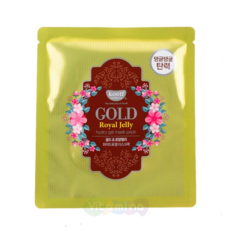 Koelf Гидрогелевая маска для лица с экстрактом мёда Gold & Royal Jelly Mask Pack,30 г