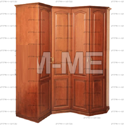 Шкаф угловой Лира (130/150х55х210)